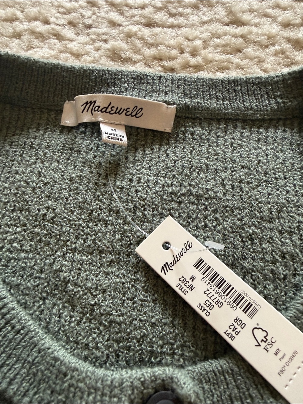 Women's Knit Cardigan & Tank Set in Sage Green - Picture 2 of 7